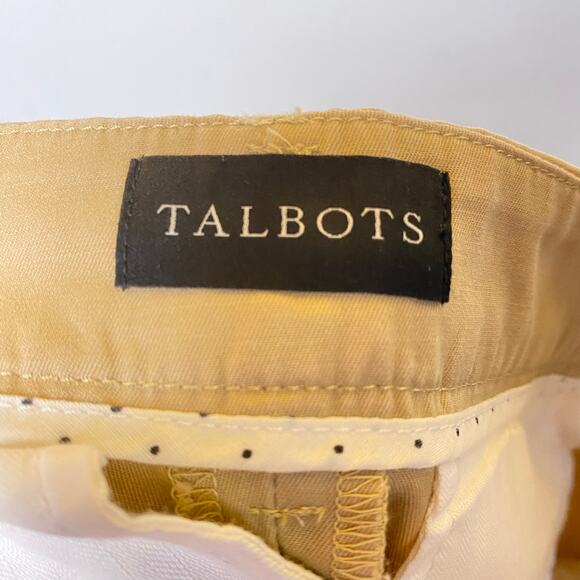 Talbots Perfect Skimmer Tan Khaki Pants Size 6 - Picture 9 of 9